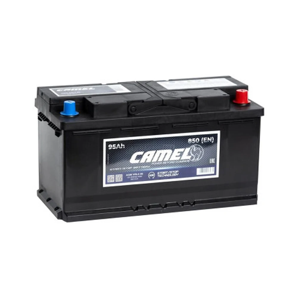 Camel AGM 95 Ah О.П. — аккумулятор 95 Ач, 850 А, обратной полярности
