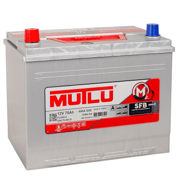 MUTLU Mega Calcium 70L (80D26R) — аккумулятор 70 Ач, 630 А, прямой полярности