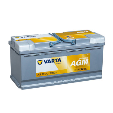 Varta AGM 105 Ah О.П. A4 — аккумулятор 105 Ач, 950 А, обратной полярности