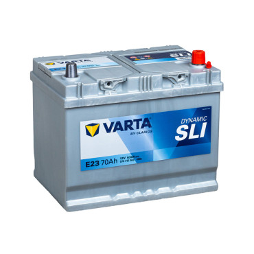 Varta SLI 70 Ah 26L E23 — аккумулятор 70 Ач, 630 А, обратной полярности